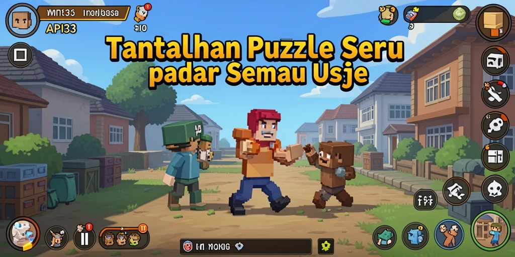 Screenshot menunjukkan gameplay menengah dari <strong>API33</strong> dengan tantangan puzzle yang menarik.