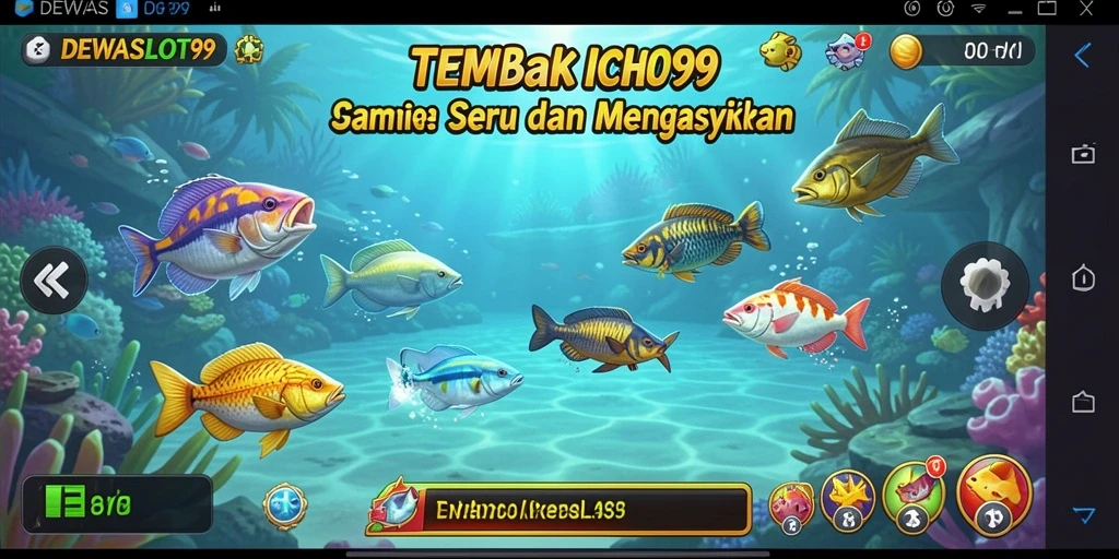 Gameplay seru menembak ikan di DEWASLOT99.