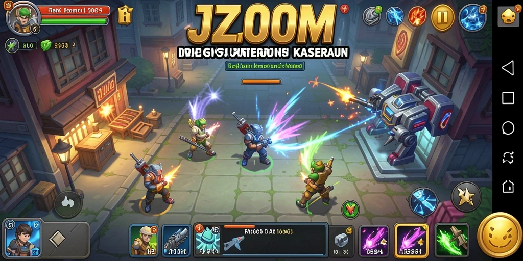 Tampilan gameplay J200M yang menarik dan menyenangkan.