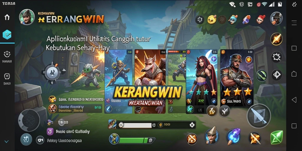 Tampilan antarmuka KERANGWIN yang intuitif dan mudah digunakan.