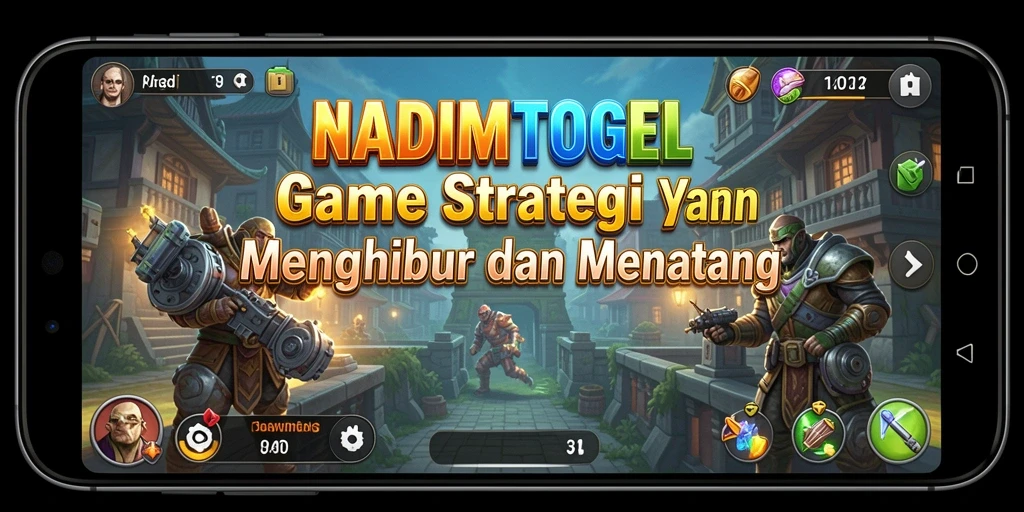 Tampilan gameplay NADIMTOGEL yang menakjubkan dan strategis.