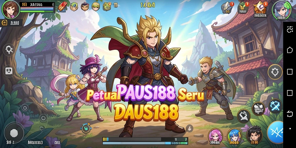 Tampilan gameplay PAUS188 yang penuh warna dan menarik.